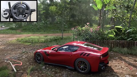 Ferrari F12 TDF - Forza Horizon 5 | Steering Wheel Gameplay