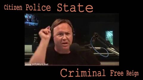 Alex Jones Welcomes You To The Police State - 9/25/08