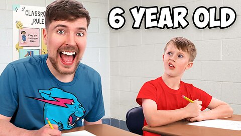 I Went Back To 1st Grade For A Day by Mr Beast Fan