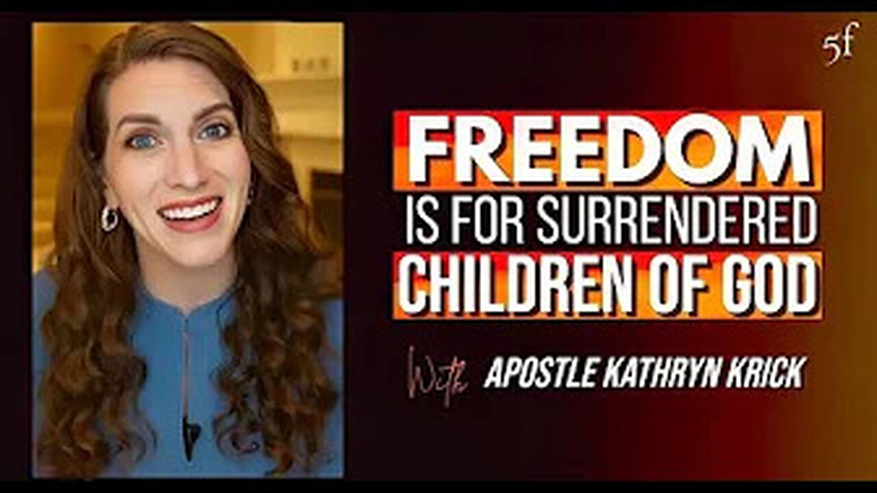 Freedom is for Surrendered Children of God