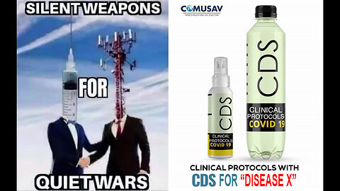 MEDIA BLACKOUT: Chlorine Dioxide Solution (CDS) for LNP/B- and EMR/F-Induced "Disease X" Symptoms