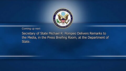 🔴👀🔴 Secretary Pompeo remarks to the Media - 10:00 AM
