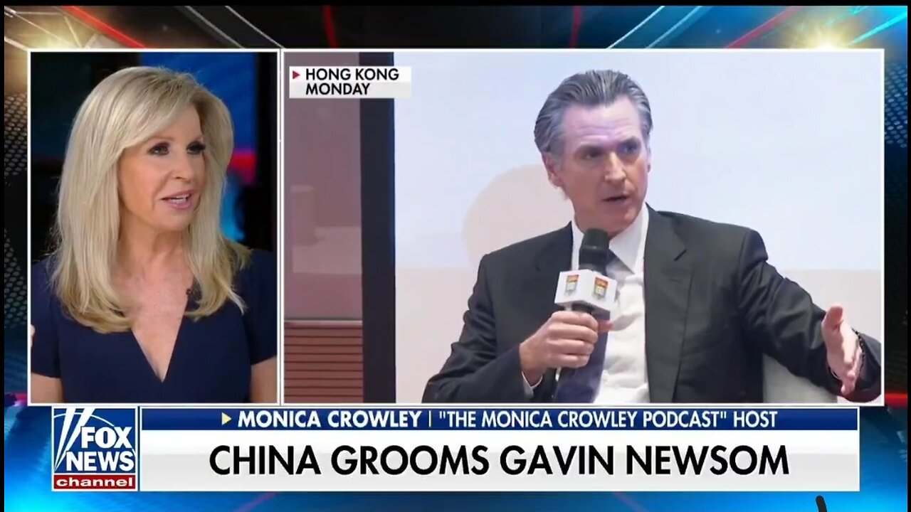 Monica Crowley: Newsom Is Happier in China Than California