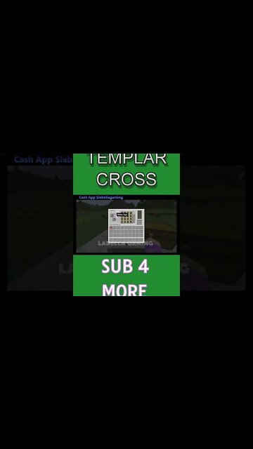 Minecraft: Templar Cross Banner