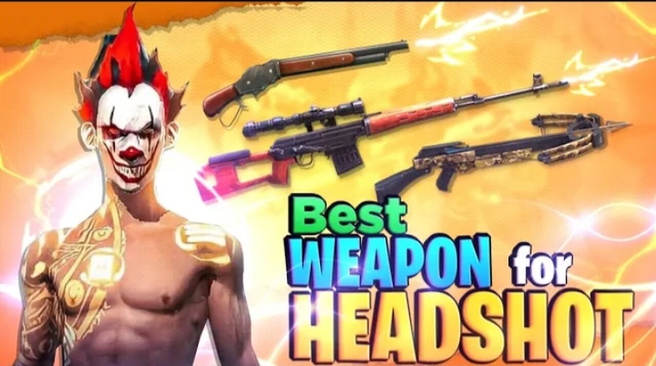 BEST GUN FOR HEADSHOT IN FREE FIRE // OVERPOWER HEADSHOT GUN FOR CLASH SQUAD AND BATTLE ROYALE