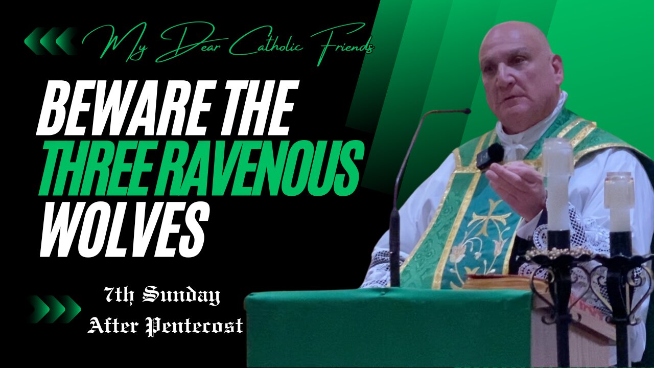 Beware The Three Ravenous Wolves | 7th Sunday After Pentecost (2024)