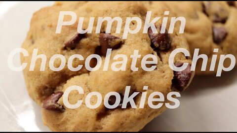 Pumpkin Chocolate Chip Cookies