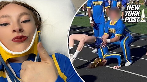 Kentucky cheerleader breaks neck in horrifying video