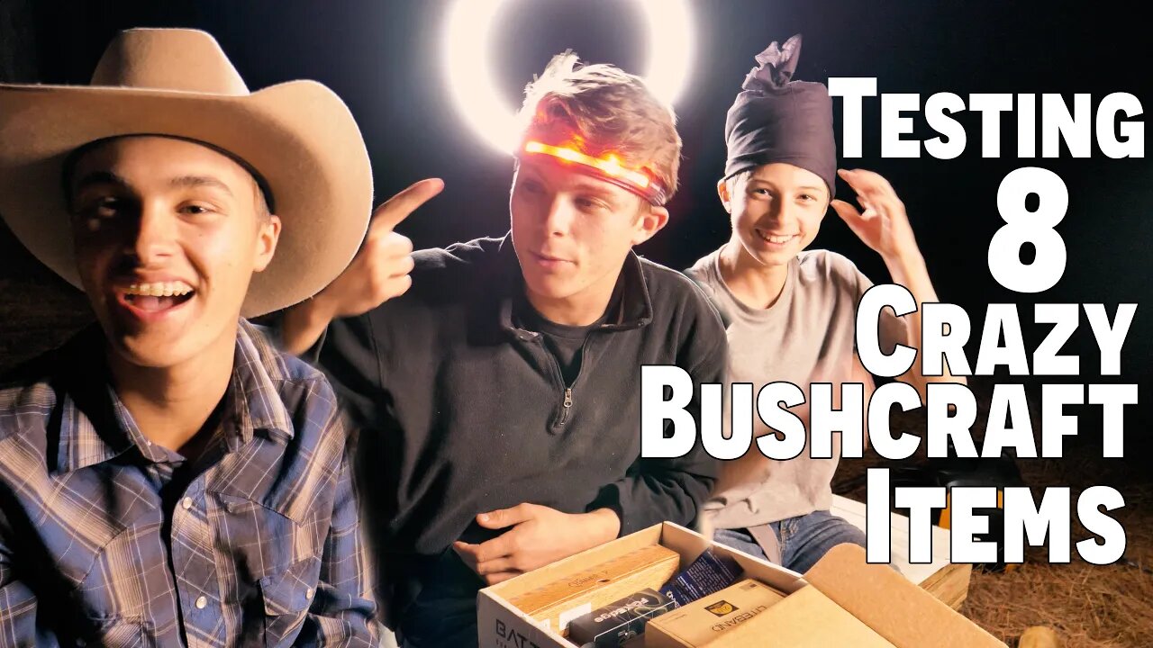 Testing 8 Crazy Bushcraft Items | One Night Camp | Classic Texas Boys | #battlbox