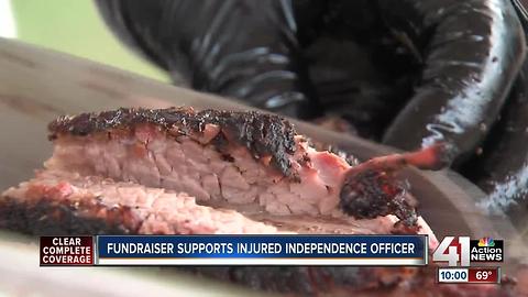 BBQ raises funds for Officer Wagstaff's recovery