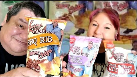 Larry The Cable Guy Potato Chips Taste Test & Review @larrythecableguy