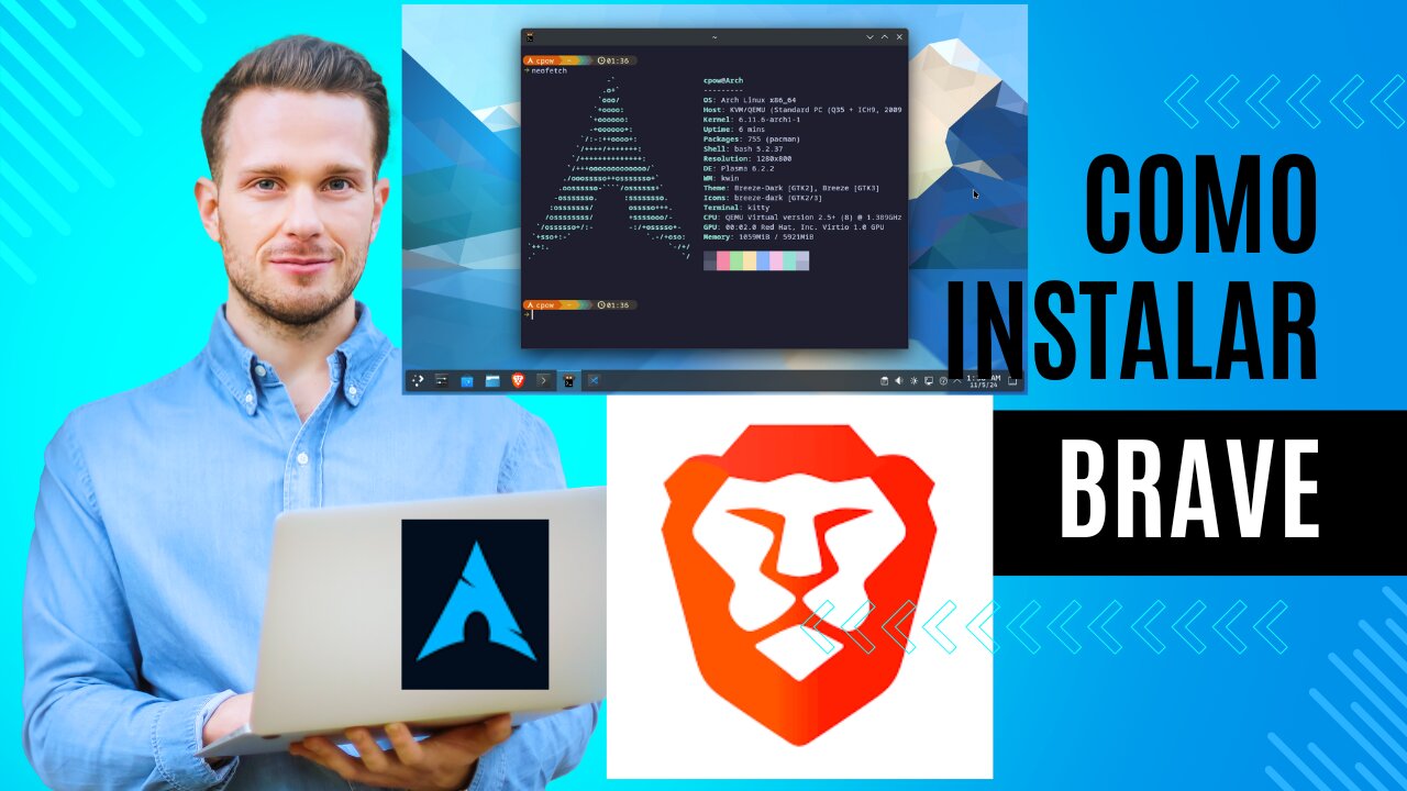 Como instalar brave en Arch linux