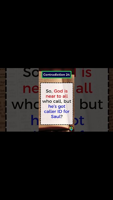 Contradiction 24 #shorts #religion #god #BibleFacts #ReligionDebate #atheist #dawkins #biblical