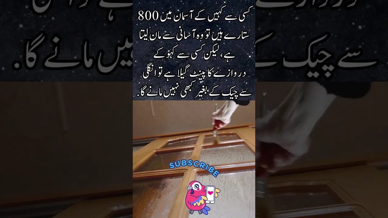 wet paint | 800 billion starts | funny interesting facts shorts Urdu viral