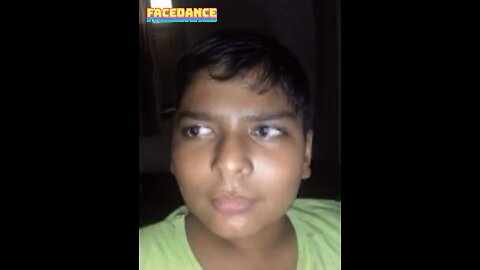 Funny moments of face dance app