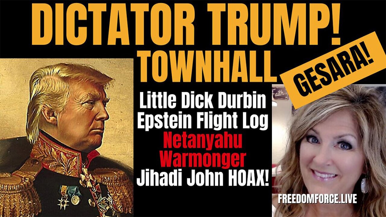 Melissa Redpill Update 12-06-23: "Dictator Trump Townhall-Epstein Flight Log, Netanyahu Warmonger"