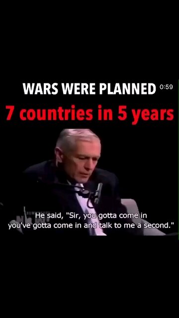 9/11 was the false flag to destroy 7 muslim countries in 5 years