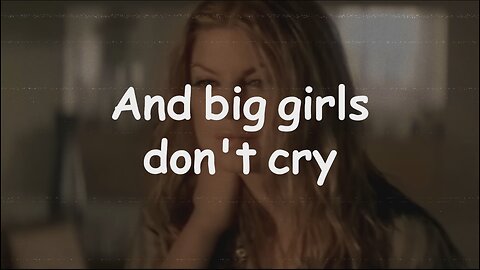 Fergie - Big girls don't cry Sub-English