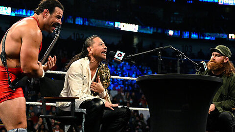 Sami Zayn attacks Shinsuke Nakamura on the “In-Zayn Podcast”: SmackDown, Feb. 11, 2022 @WWE