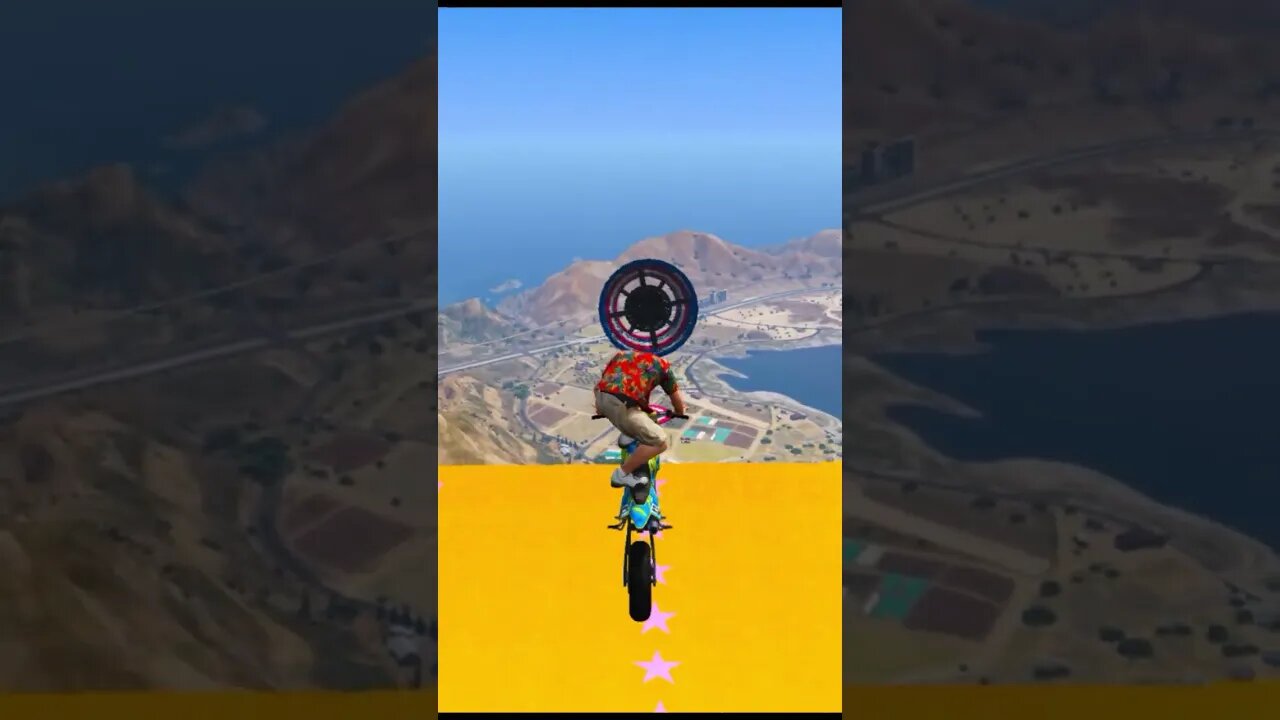 The Most INSANE Stunts On Mount Chiliad - GTA 5! #Shorts | TAFFY GAMING