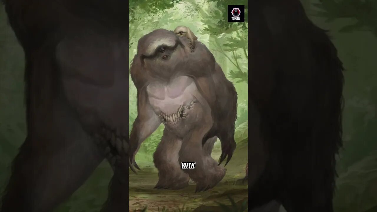 The Mapinguari Cryptid #rainforest #cryptids #cryptozoology #shorts #horrorshorts