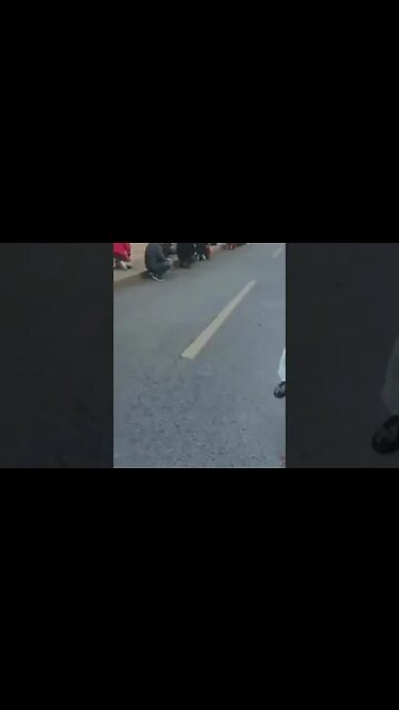 QR code check-in footage reportedly from Jinan city, Shandong province, China