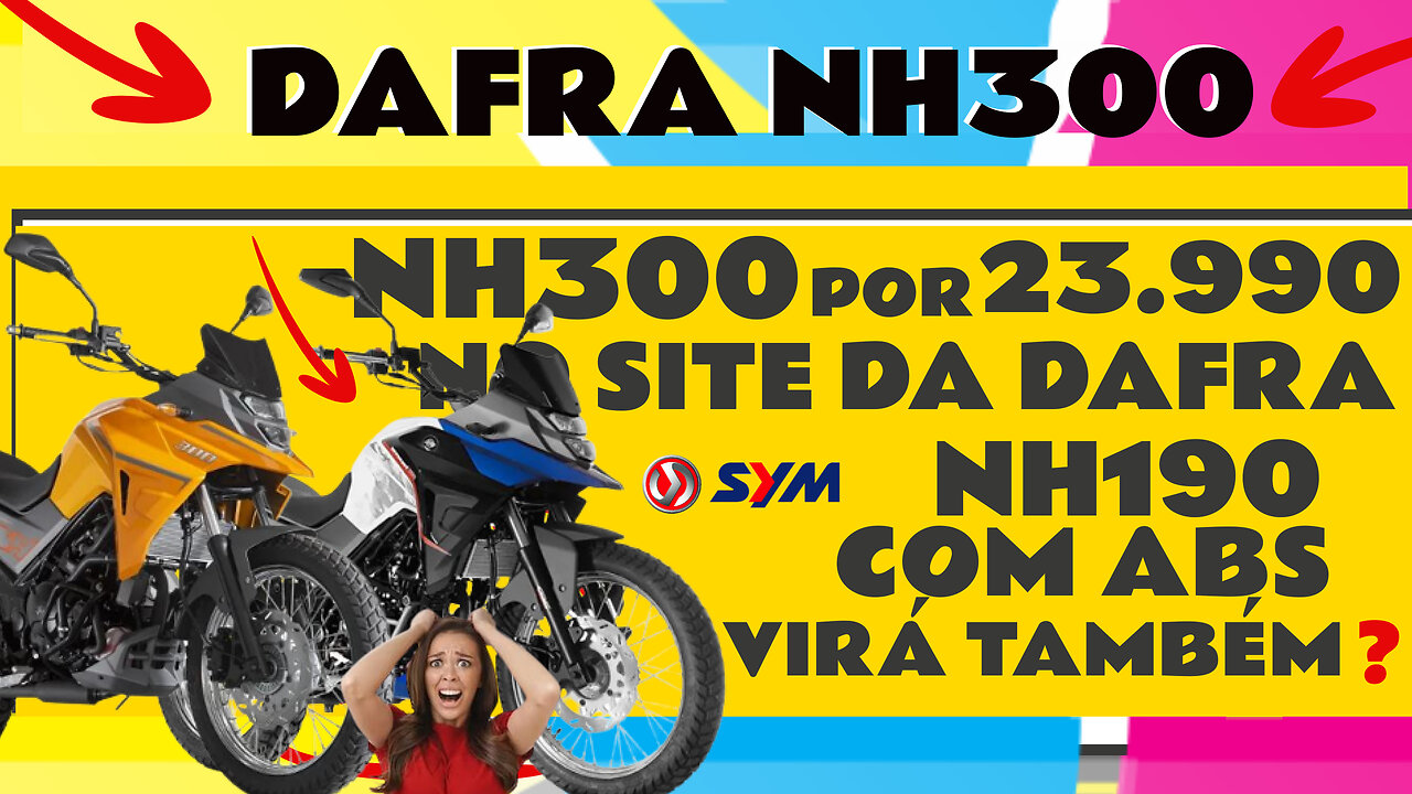 ⚠️🏍️ NH 300 NO SITE POR 23.990 ASSIM COMO APACHE 200 A NH 190 TAMBÉM VIRÁ COM ABS❓ #NH190COMABS