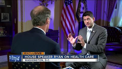 House Speaker Paul Ryan talks Healthcare with TODAY'S TMJ4's Charles Benson