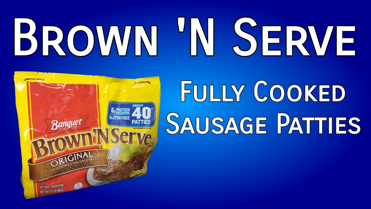 Brown 'N Serve Sausage Patties #sausage #breakfast #youtubeshorts #youtubeshortsvideo #eat #comedy