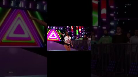 WWE 2k22 Nikki Bella Entrance #shorts 2