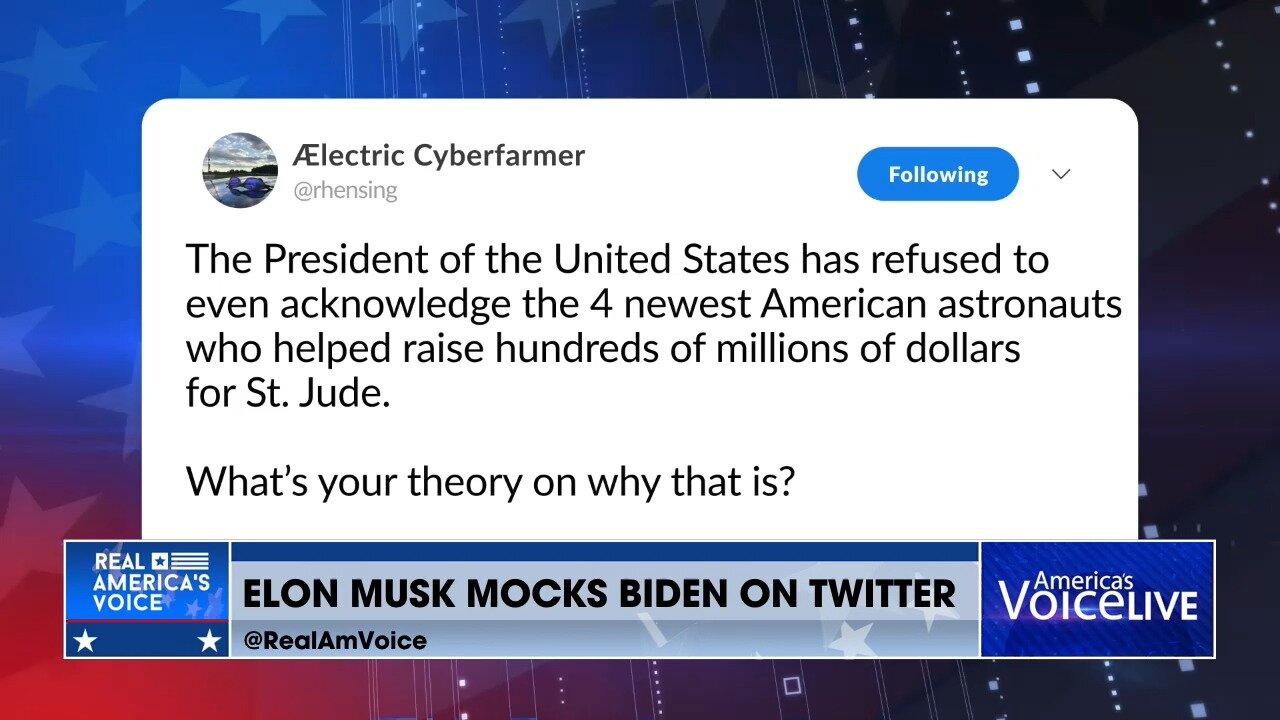 After recent SpaceX mission, Elon Musk mocks President Joe Biden