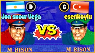 Street Fighter II': Champion Edition (Jon snow Vega Vs. esenkoylu) [Argentina Vs. Turkey]