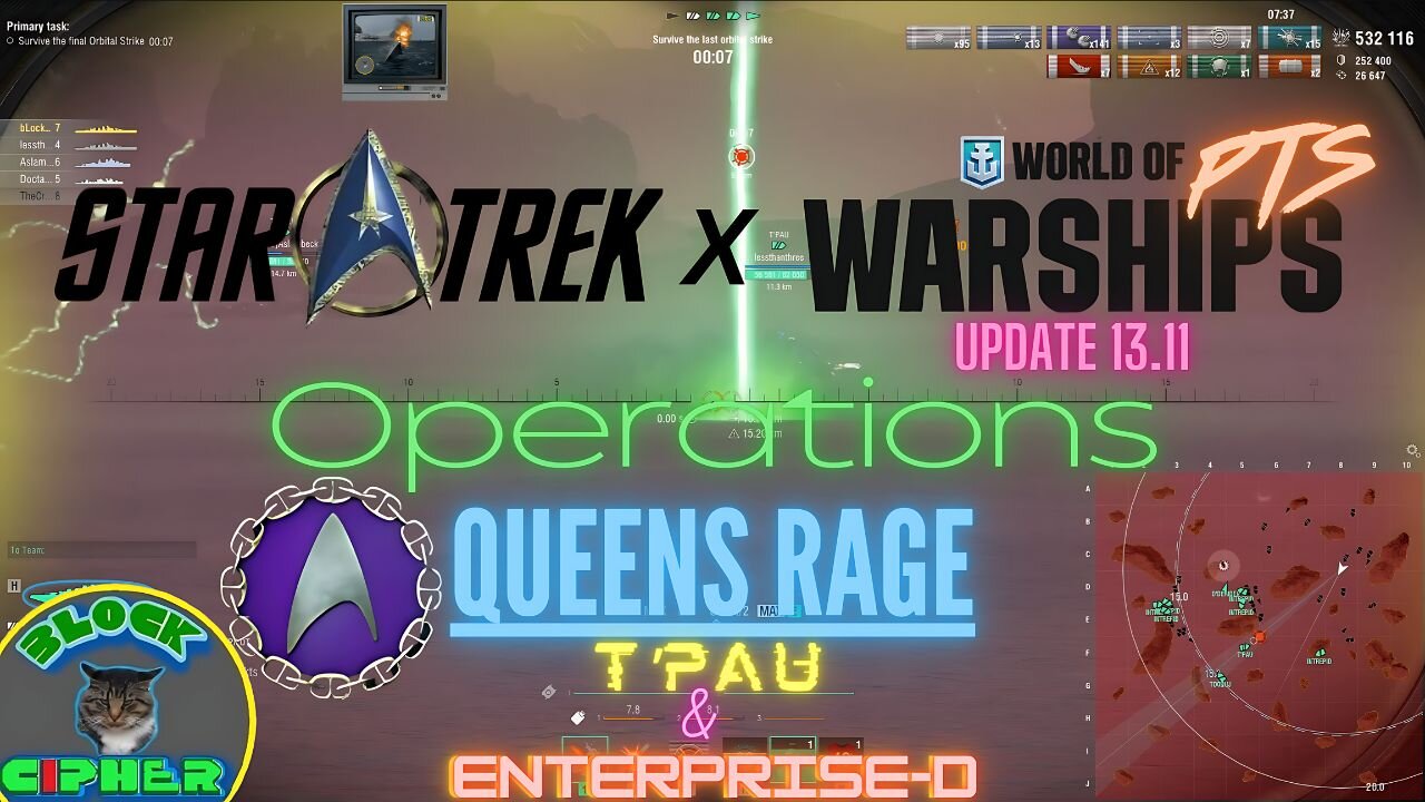 PTS 13.11 / Queens Rage, Operations / Star Trek x World of Warships