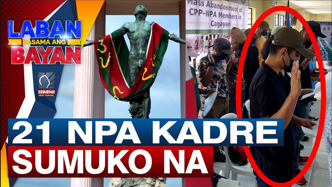 21 N P A kadre kasama sina Patricia Cierva at Cedrick Casaño, sumuko sa gobyerno June 2, 2023