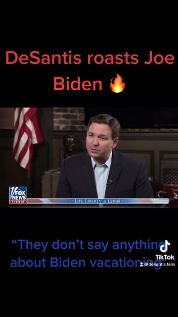 DeSantis ROASTS Biden