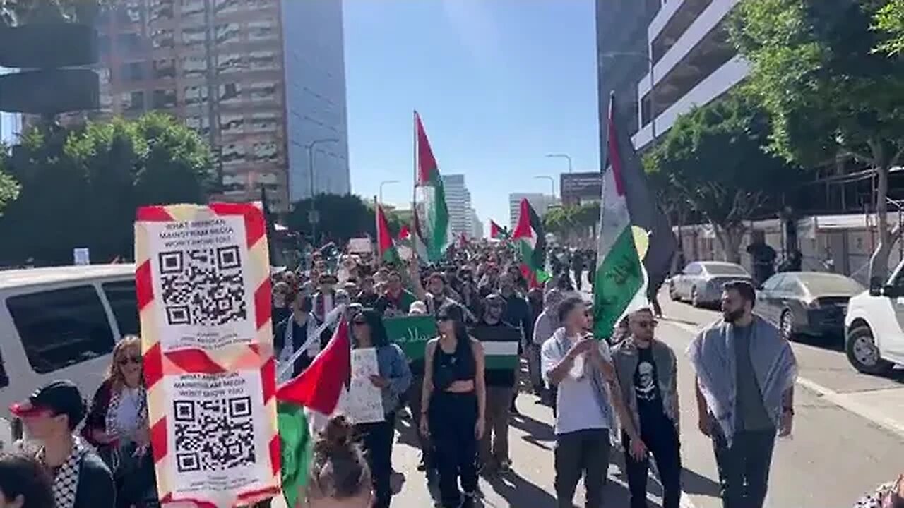 This is not Tehran, this is Los Angeles last Sunday.