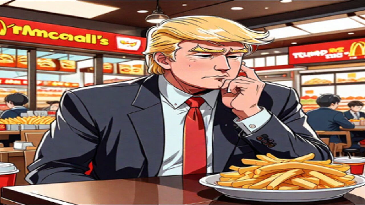 Trump serves up Fries with a side of MEME's and Salts it all with Socialist Tears🤣🙄😏🤡