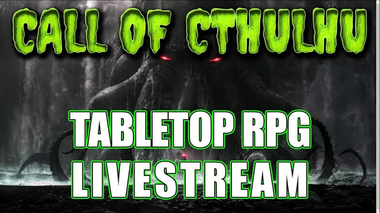 🐙 CALL OF CTHULHU 🍄 Shroomfellas 🍄 Live play (Part 1 of 3)