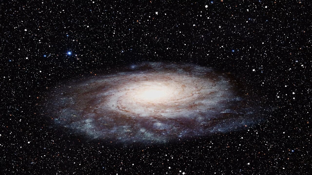 4K galaxy spinning in space #space # universe #galaxy