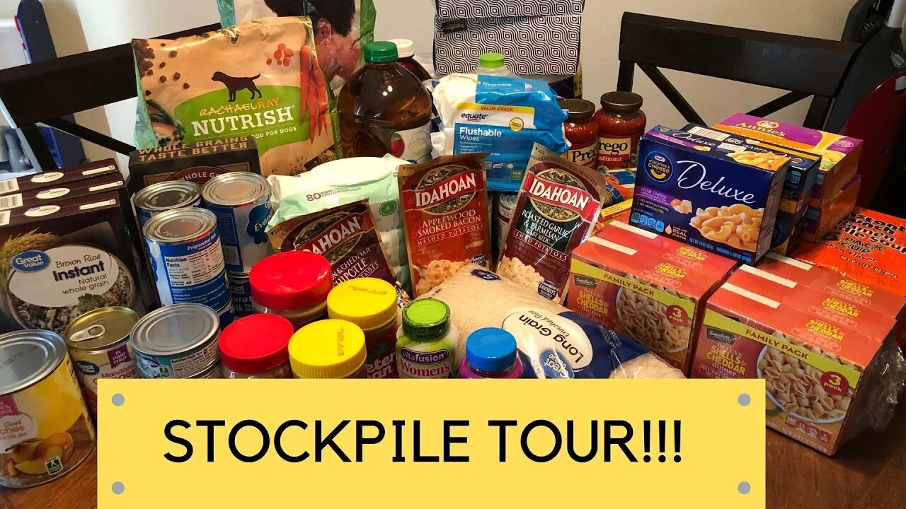 Our Budget Friendly STOCKPILE TOUR 2020! A year in the life on a DEBT FREE JOURNEY!