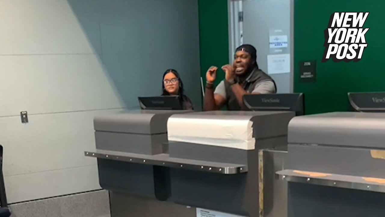 Frontier Airlines clerk unleashes fury on 'involuntarily bumped' passengers after delay: 'I will call the police'