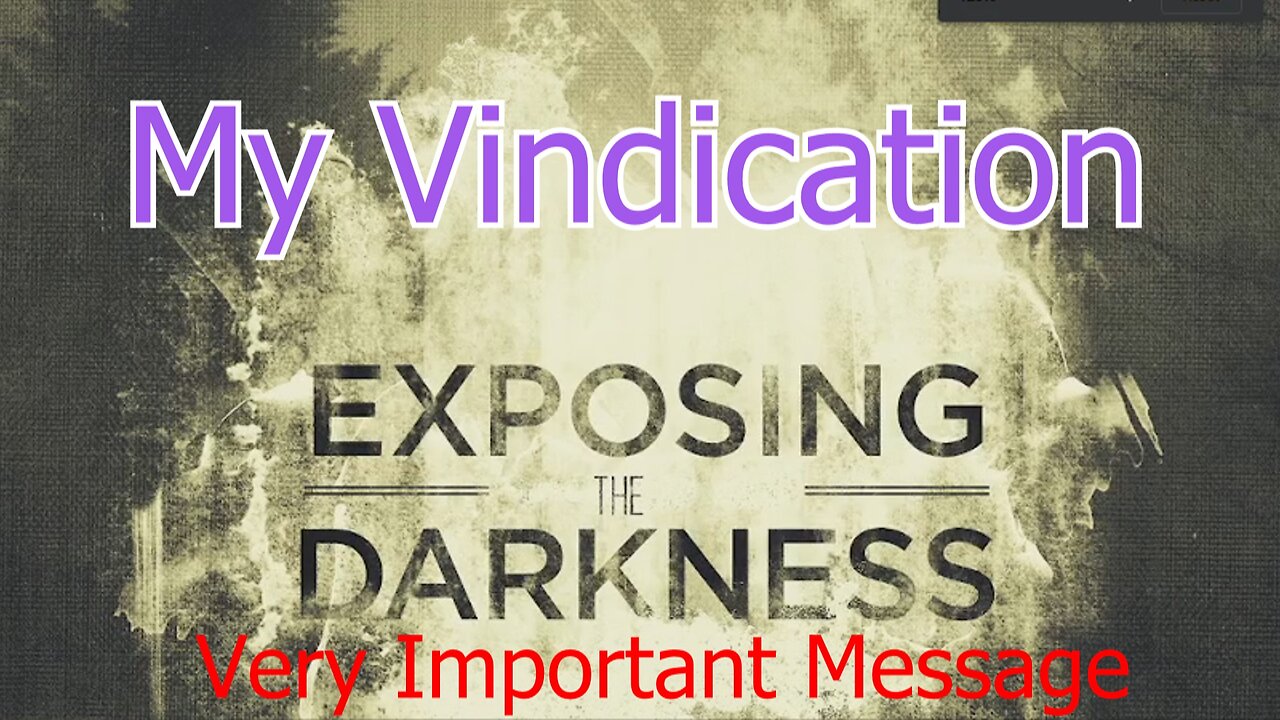 Expose The Darkness, a Very Important Message