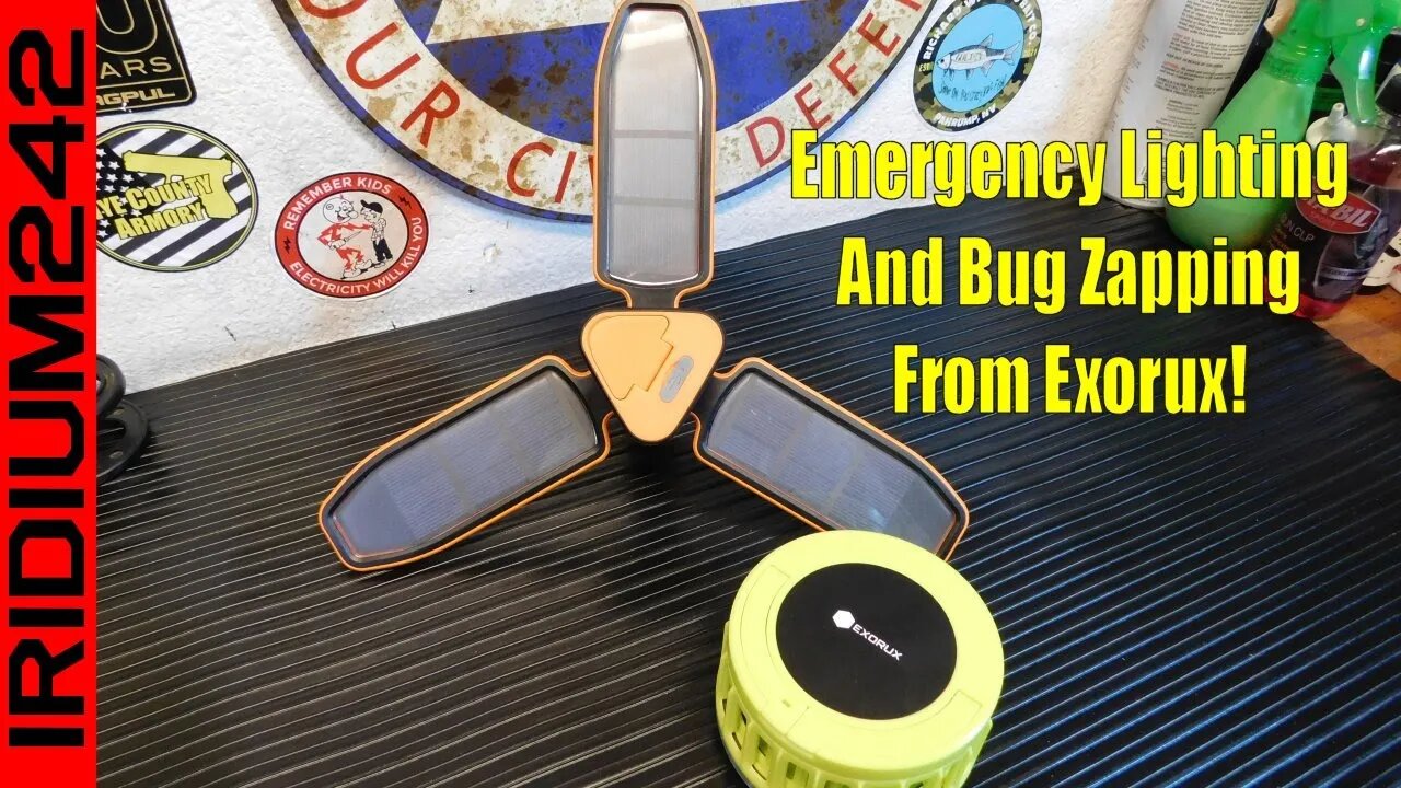 Emergency Lighting and Bug Zapping Power From EXORUX!