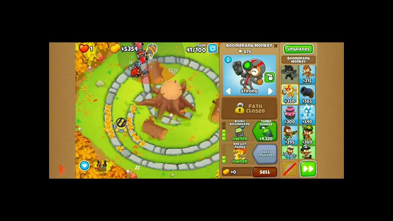 BEGINNER / TREE STUMP / HARD / CHIMPS / BLOONS TD6