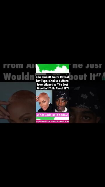 Alopecia!? #shorts #shortsviral #short #jadapinkettsmith #tupac #willsmith #shortsvideo #shortvideo