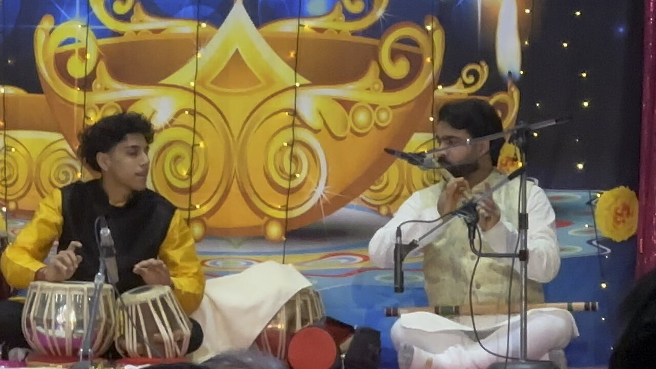 Tabla and flute meditation music