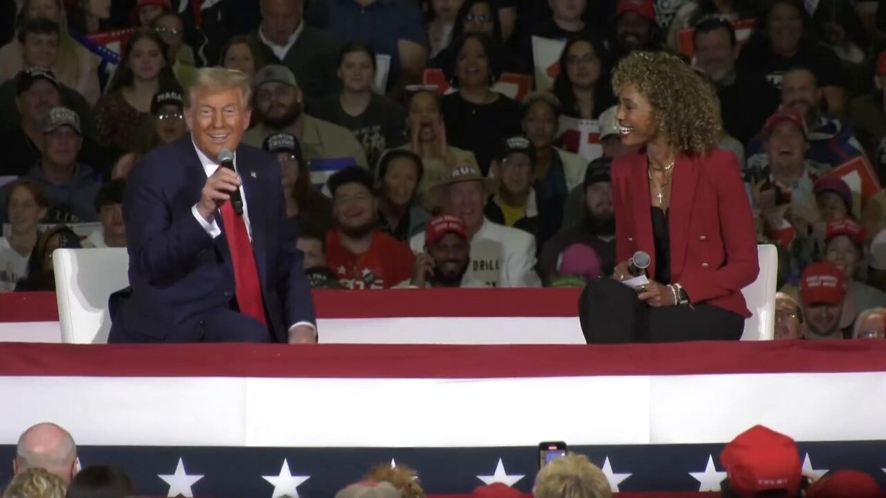 Donald Trump hosts MAGA rally in Lancaster, Pennsylvania with moderator Sage Steele - October 20, 2024