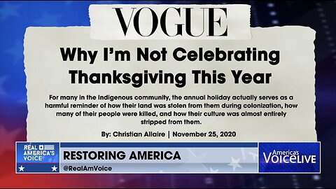 The Left Is Lying about Thanksgiving