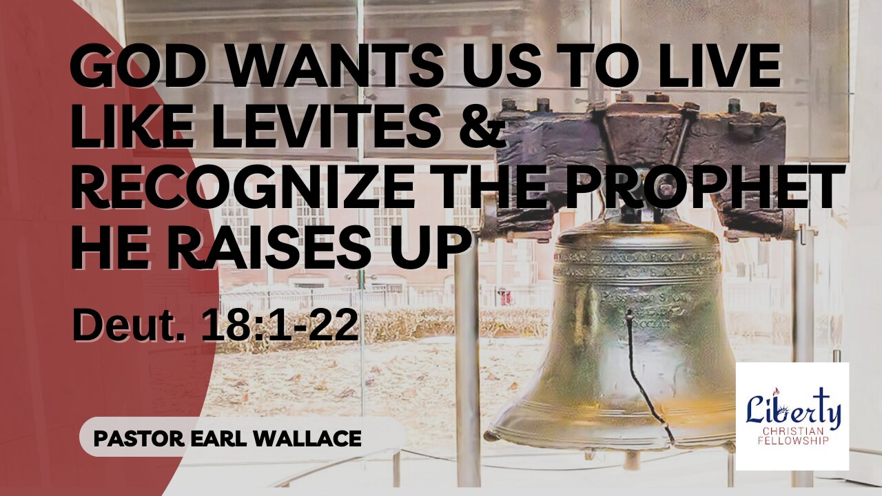 God wants us to live like Levites