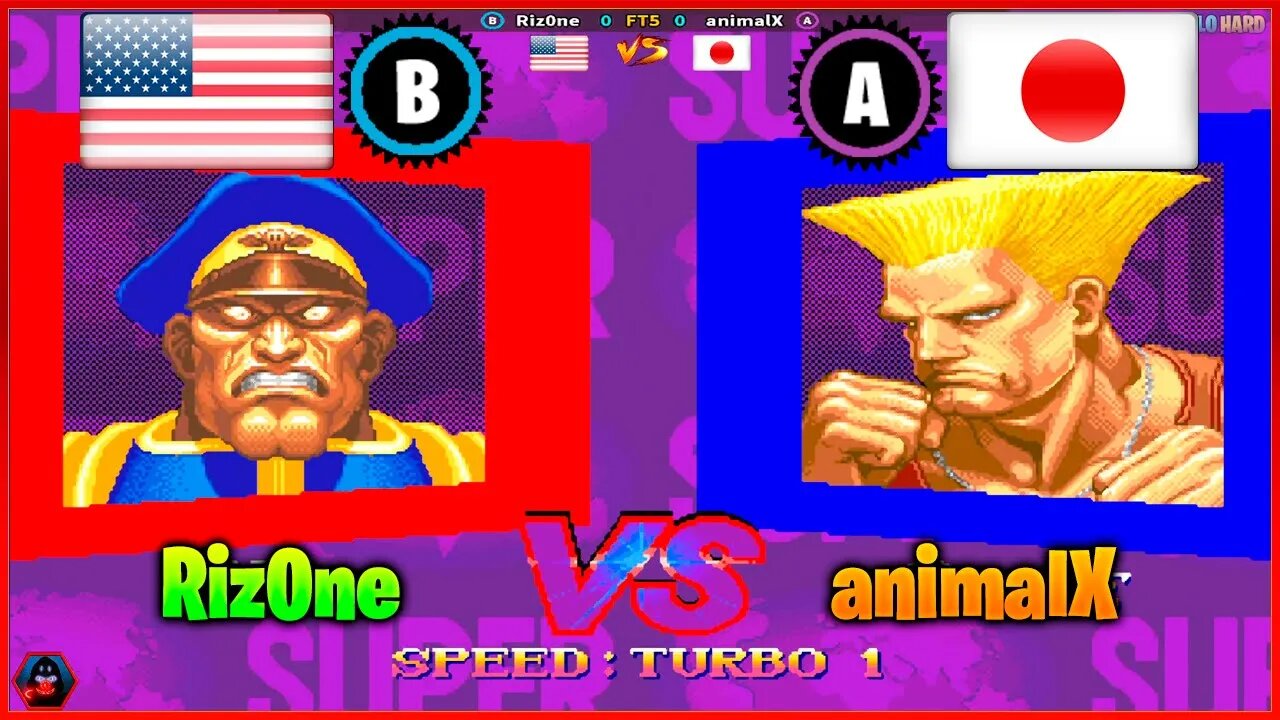 Super Street Fighter II X (Riz0ne Vs. animalX) [U.S.A Vs. Japan]